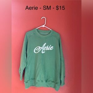 Green Aerie Sweatshirt Sm